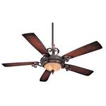 Ceiling Fan with Five Blades and Light Kit