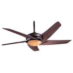 Ceiling Fan with Five Blades and Light Kit