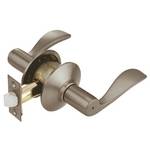 Reversible Curved-Lever Privacy Lock