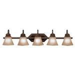 Five-Light Bathroom Fixture