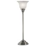 Table Torchiere with Alabaster Glass