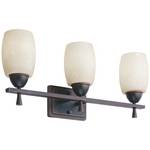 Three-Light Energy Star Qualified Bathroom Fixture 