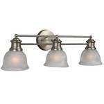 Three-Light Bathroom Fixture