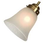 Bell-Shaped Seeded Glass Shade 