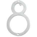 Brushed Nickel House Number