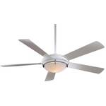 Ceiling Fan with Five Blades and Light Kit