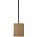 Mini-Pendant with Rattan Shade