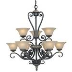Nine-Light Chandelier