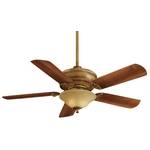 Ceiling Fan with Five Blades and Light Kit