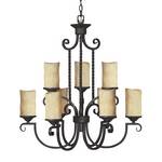 Nine-Light Chandelier