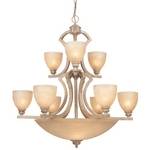Thirteen-Light Chandelier