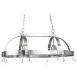 Lighted Oval Pot Rack