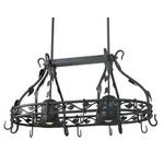 Lighted Oval Pot Rack