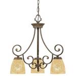 Three-Light Chandelier
