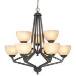 Nine-Light Chandelier