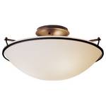Three-Light Semi-Flush Ceiling Fixture