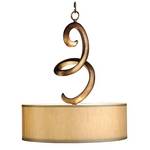 Pendant with Golden Shade