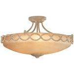 Four-Light Semi-Flush Ceiling Fixture