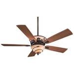 Ceiling Fan with Five Blades and Light Kit