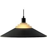 Pendant with Black Metal Shade