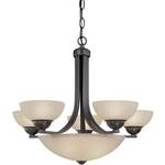 Eight-Light Chandelier 