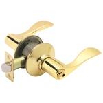 Reversible Curved Lever Entrance Lock