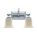 Two-Light Chrome Vanity Light