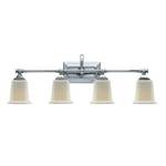 Three-Light Chrome Vanity Light