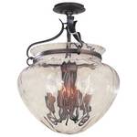 Seven-Light Semi-Flush Ceiling Fixture