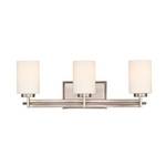 Three-Light Antique Nickel Vanity Light