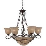 Nine-Light Chandelier