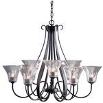 Nine-Light Chandelier
