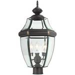 Lantern-Style Outdoor Post Light 