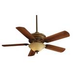 Ceiling Fan with Five Blades and Light Kit