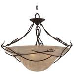 Six-Light Convertible Semi-Flush/Pendant