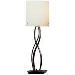 Table Lamp with Glass Shade
