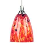 Red Art Glass Mini-Pendant