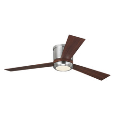Clarity 52-Inch LED Fan in Brushed Steel by Generation Lighting Fan Collection