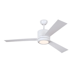 Vision 56-Inch LED Fan in Brushed Steel by Generation Lighting Fan Collection