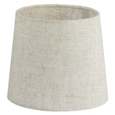 Flax Linen Empire Lamp Shade with Uno Assembly by Progress Lighting