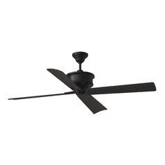 Subway 56-Inch Fan in Midnight Black by Visual Comfort & Co Fans