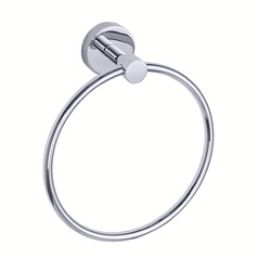 Seattle Hardware Co Prelude Chrome 6.875-Inch Towel Ring
