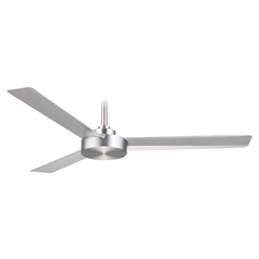 Roto 52-Inch Ceiling Fan in Brushed Aluminum by Minka Aire