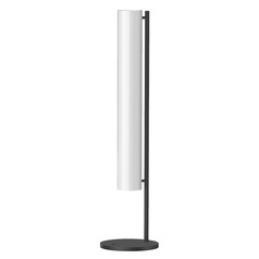 Gramercy Black LED Table Lamp with Frosted Cylindrical Shade by Kuzco Lighting
