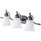 Energy Star Qualified Three-Light Bathroom Fixture