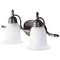 Energy Star Qualified Two-Light Bathroom Fixture