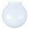 Satco Products, Inc. 6-Inch White Polycabonate Globe SC 50-231