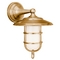 Hudson Valley Lighting Bathroom Light with White Glass in Aged Brass Finish 2901-AGB