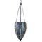 Landmark Lighting, Inc. Tiffany Pendant Light with Tea-Stained Glass Panels 70047-3