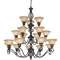 Eighteen-Light Chandelier